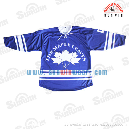 high quality full sublimation international ice hockey jersey
